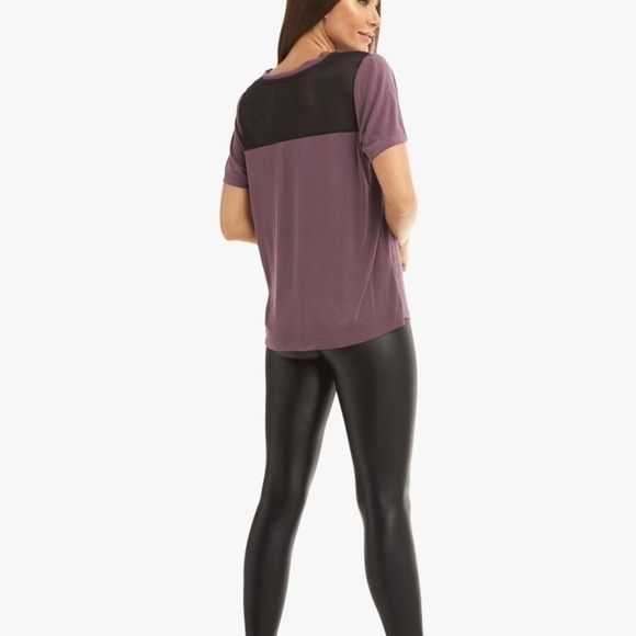 KORAL Esra Cupro Purple T-Shirt Size Small‎ - Picture 4 of 6